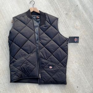 COPY - Dickies Men's Diamond Quilted Nylon Vest Big